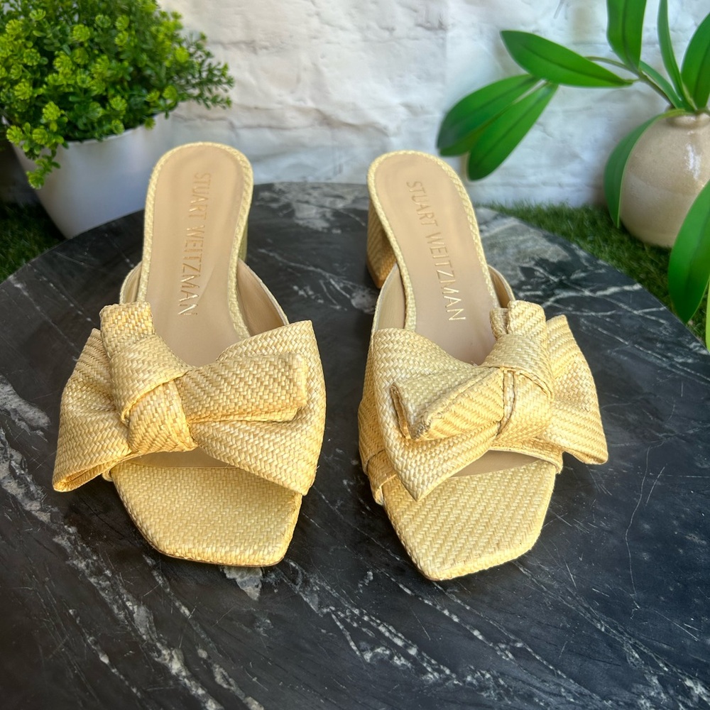 Stuart Weitzman M Loveknot 50 Block Slide Women S… - image 5